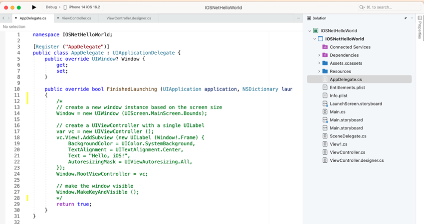 Create Apps for iOS with .NET 7